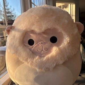 Octave the tan snow monkey squishmallow NWT 16in